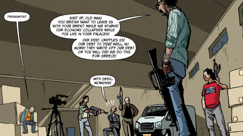 Illustration for article titled The New Kingsman Comic Is Delightfully, Achingly British